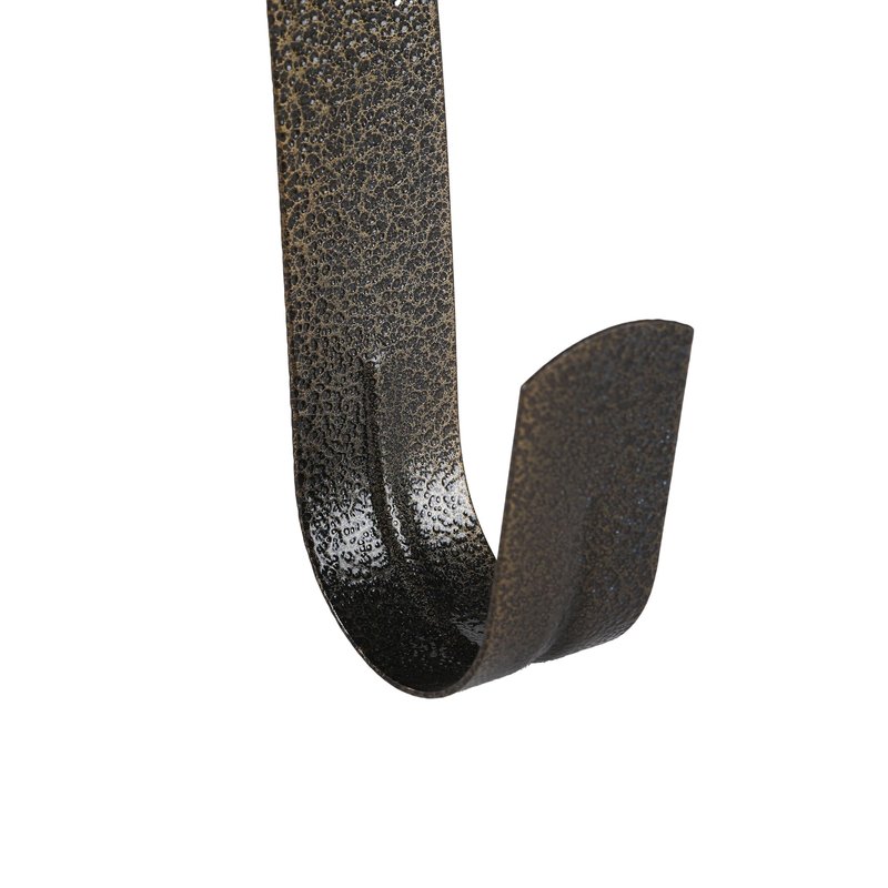 Sattiyrch 12" Wreath Hanger for Front Door,Steel Over The Door Hanger Hook,Wreath Door Hanger(Textured Bronze, 1)