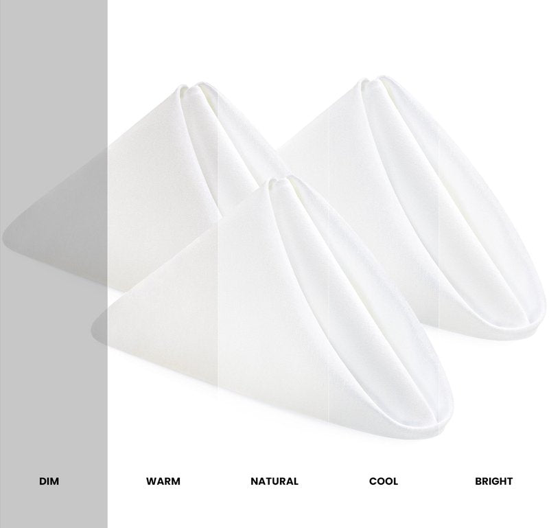 Utopia Home White Cloth Napkins (12 Pack, 18x18 Inches), Ideal Dinner Napkins for Party, Wedding and Lunch/Dinner
