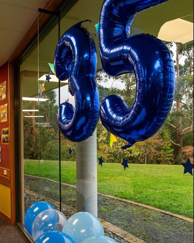 Night Blue Number 8 Balloon 40 Inch, 8th Birthday Party Decorations for Children, Giant 8 Foil Balloon for Party Supplies