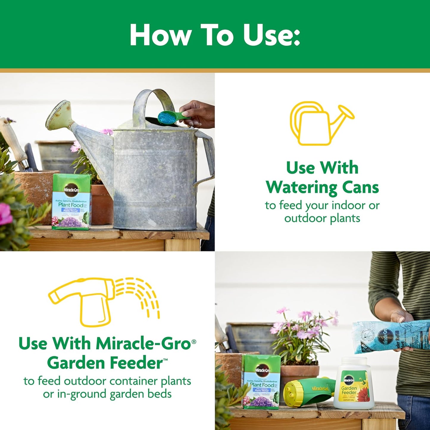 Miracle-Gro Plant Food - Water Soluble Fertilizer for Azaleas, Camellias & Rhododendrons | 5 lb.