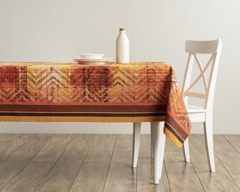 Maison d' Hermine Table Cloth Rectangle Table 100% Cotton 60 x 90 Inches Fall Tablecloth Reusable Everyday Use for Thanksgiving Christmas Decorations Dining Farmhouse Party (Thanksgiving Tartan)