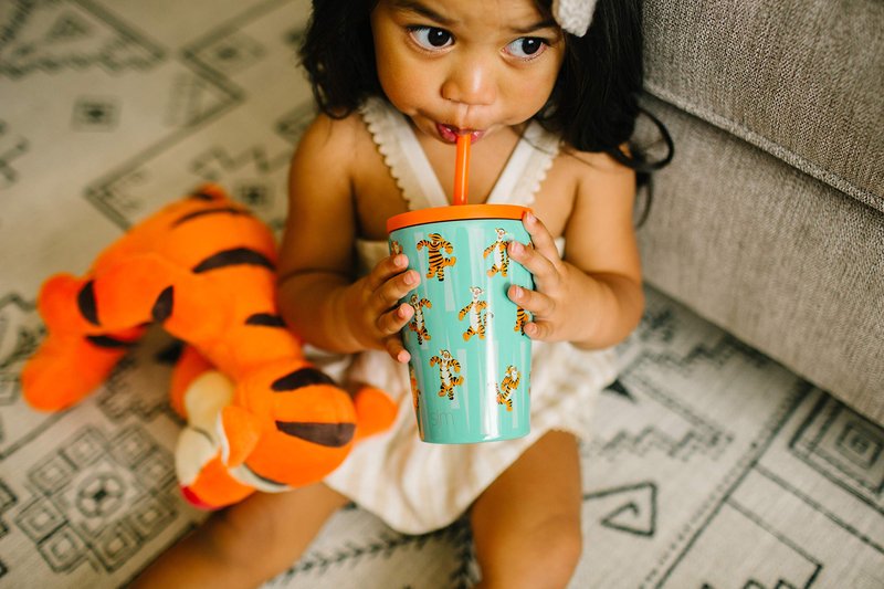 Simple Modern Toddler Cup with Lid and Silicone Straw | Kids Water Bottle Tumbler Insulated Stainless Steel Thermos | Classic Collection | 12oz, Solar System