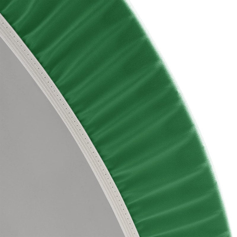 Obstal Fitted Round Green Table Cloth, Reversible Waterproof Stain Resistant Elastic Stretch Tablecloth, Wipe Clean Table Cover for Outdoor/Indoor Use, Fits Round Tables up to 40" - 44" Diameter