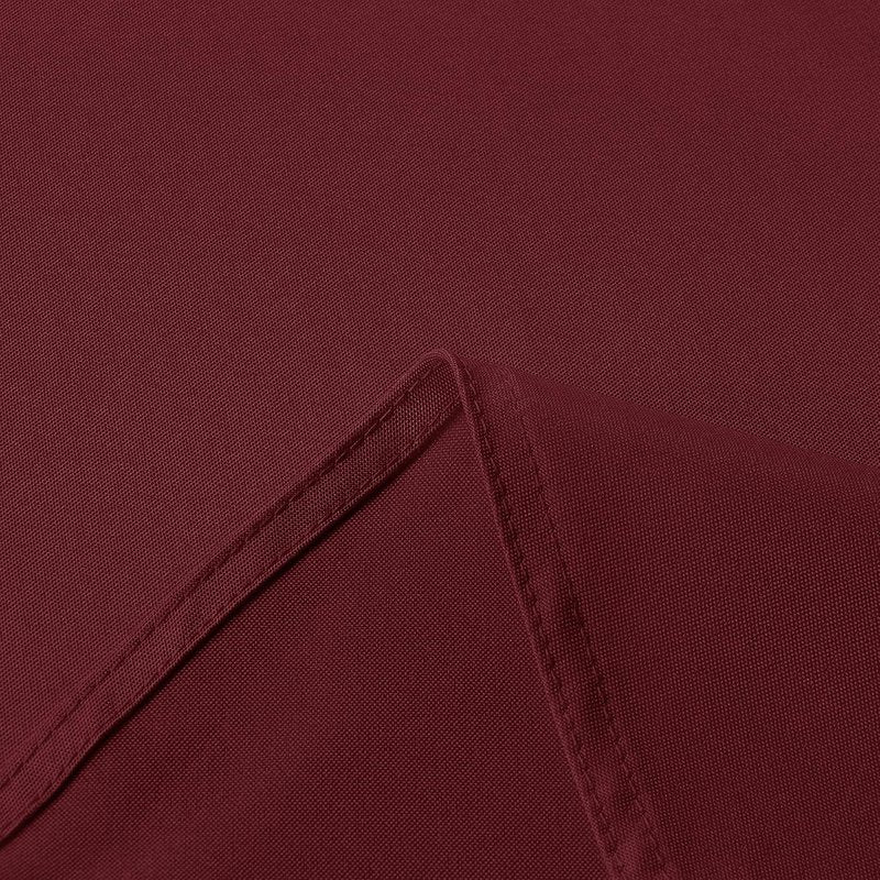 sancua Rectangle Tablecloth - 60 x 84 Inch - Stain and Wrinkle Resistant Washable Polyester Table Cloth, Decorative Fabric Table Cover for Dining Tables, Buffet Parties and Camping, Burgundy