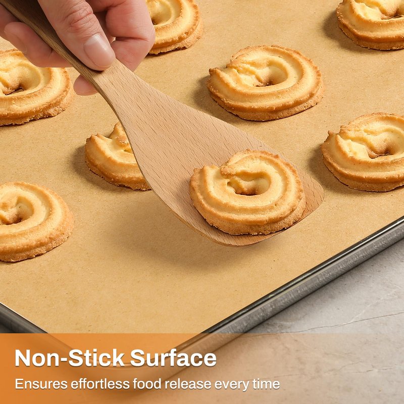 200Pcs 9x13 Inch Unbleached Parchment Paper Sheets for Baking, Pre-Cut, Non-Stick Parchment Paper for Baking, Cooking, Grilling, Air Fryer, Half Sheet Baking Sheets for Baking Cookies, Cooking, Oven