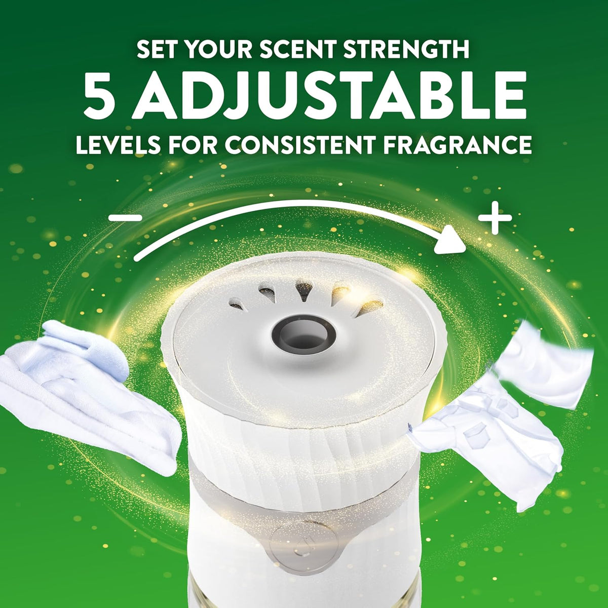 Air Wick Plug-In Scented Oil Starter Kit - 2 Warmers + 6 Fresh Linen Refills | Eco-Friendly Air Freshener