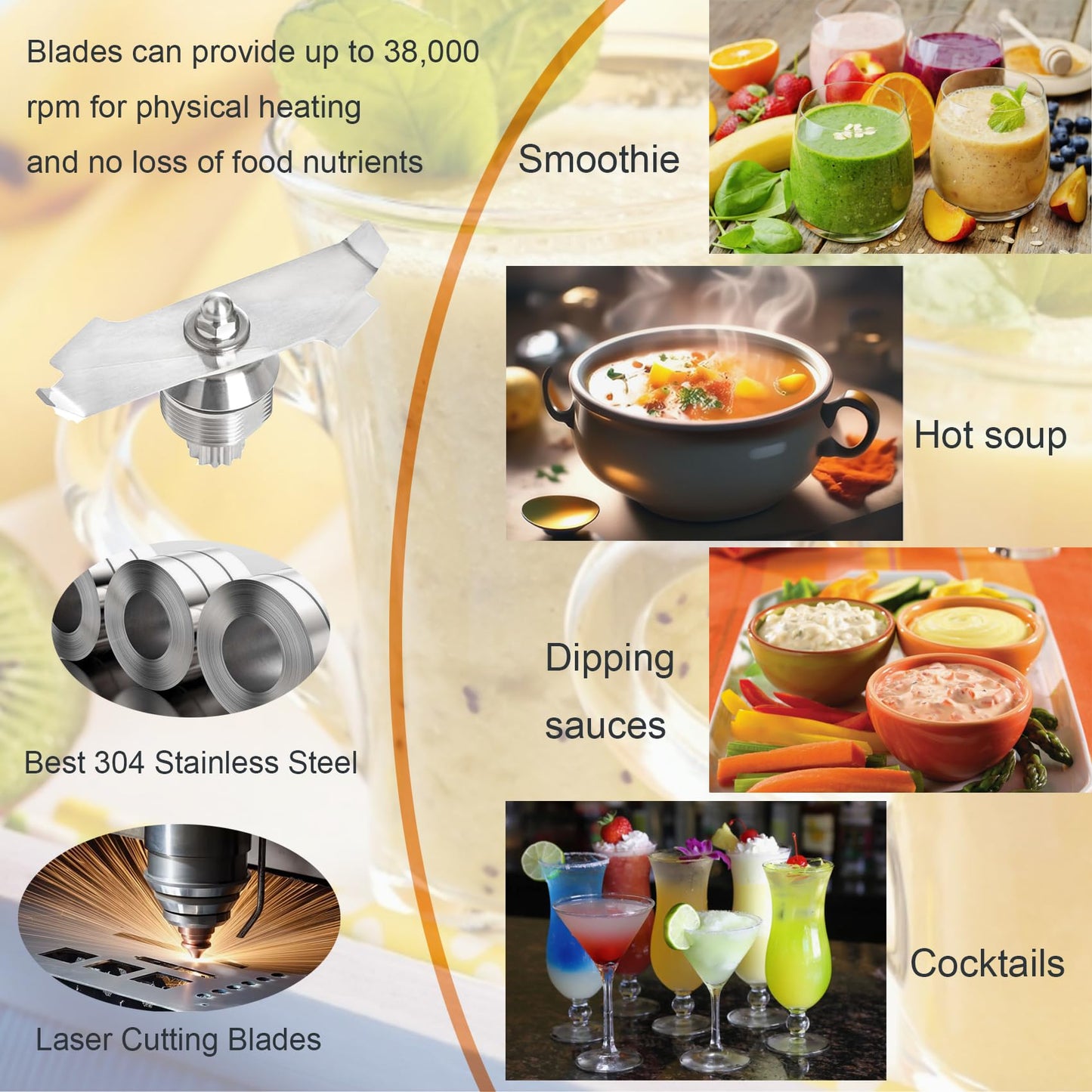 Blender Pitcher 48oz, Compatible with Vit VM0145 VM0100A 36019 16016 15978 Commercial etc, Blender Pitcher Container Jar Cup,5 Years Warranty