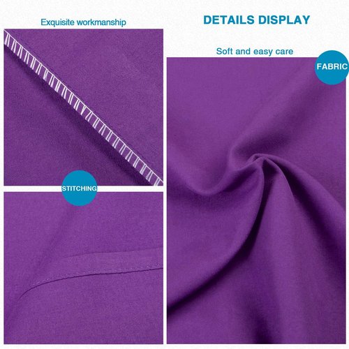 FLXXIE Pillow Cases - Soft Microfiber Standard Size Pillow Covers | Wrinkle & Stain Resistant, 20x26, Purple - 2 Piece Set