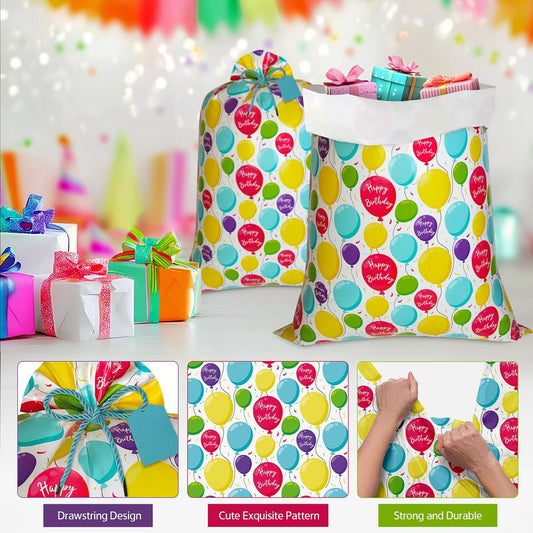 2 Pcs Large St Patricks Gift Bags,St Patricks Day Bag for Gifts 37" x 57" Plastic Gifts Bags with Gift Tags,Ropes,Jumbo Green Shamrock Present Bag for Saint Patrick's Day Decorations Home Birthday Party