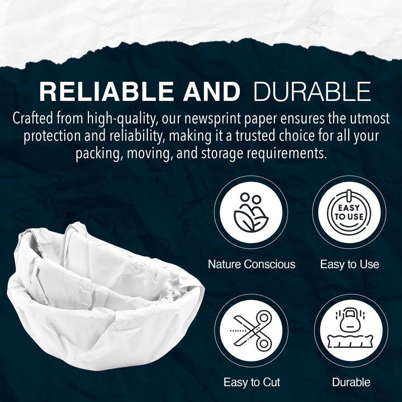13 * 12 inch 100 Small Sheets White Packing Paper Sheets for Moving Supplies, Protecting Fragile China and Glasses,Small Wrapping Paper for Shipping and Moving Box Filler.