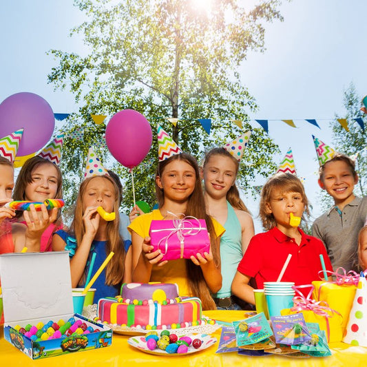 ANPHILE Dinosaur Party Favors, 30 Pack Hatching Dinosaur Eggs with Card Bulk - Dino Birthday Goodie Bag Stuffers , Novelty Birthday Party Favors for Kids