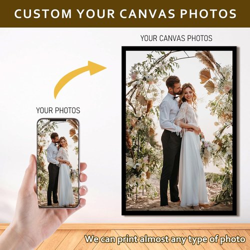 Custom Canvas Prints by [Brand Name] - Personalized Photo Wall Art for Weddings, Family, and Home Decor | 36x24