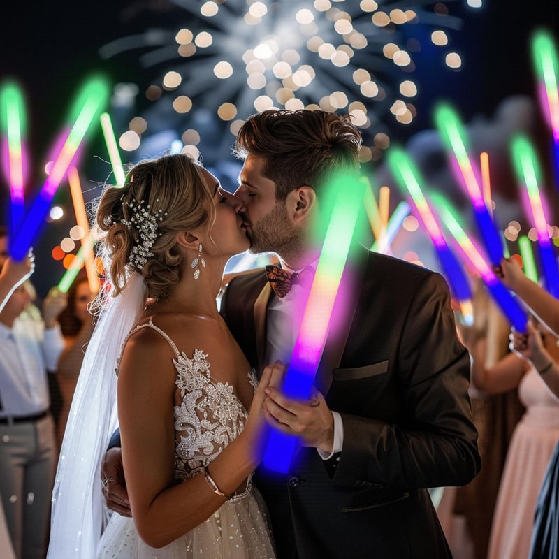 SVYIQ 12 PCS Foam Glow Sticks Bulk With 3 Modes Colorful Flashing,Foam Light up Sticks,Glow Sticks for Wedding,Glow in Dark Party Supplies for Wedding,Halloween, 4th of July,Raves,Concert,New Year1