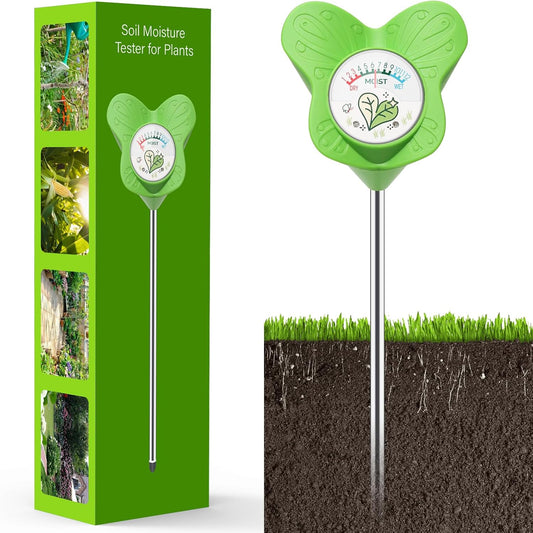UNIWA Soil Moisture Meter - Essential Plant Water Monitor for Indoor & Outdoor Gardening