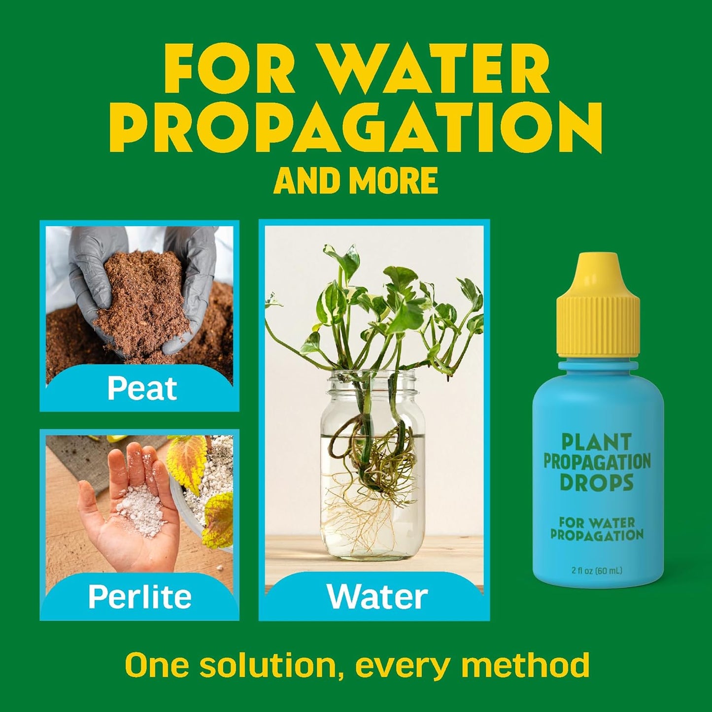 Rooting Drops for Plant Propagation - Faster, Stronger Roots & Less Shock | Supports Healthy Growth
