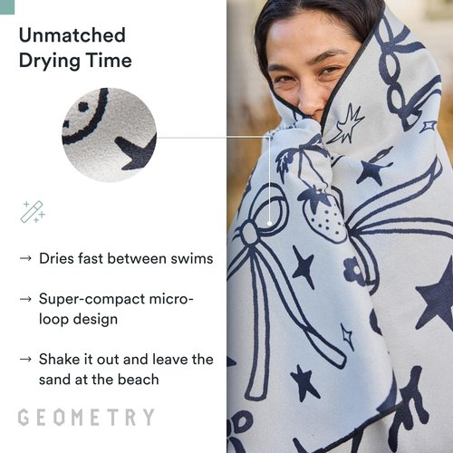 GEOMETRY St. Patrick’s Day Kitchen Towels - Quick Dry Microfiber Cloth Dish Towels for Kitchen Drying - Premium Quick Dry St Patrick's Day Tea Towel - Lucky