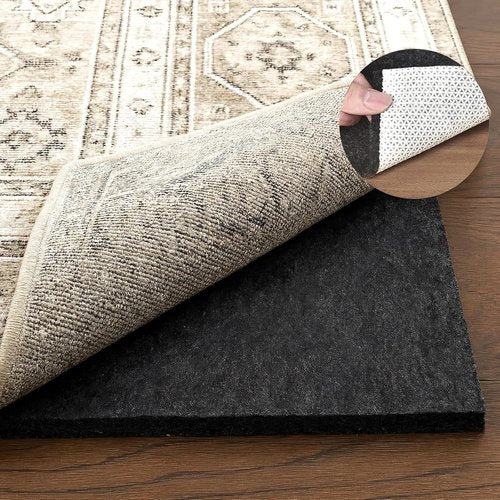 Deep Dream Rug Pad - Non-Slip 1/4" Thick Felt with Natural Rubber Backing for 2 x 8 Ft Area Rugs