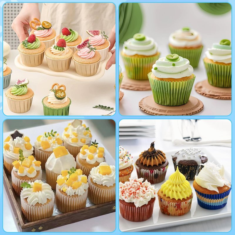 Large Piping Tips Set, Piping Bags and Tips Set 5 PCS Stainless Steel Frosting Tips for DIY Pastry Dough, Cookie, Cupcake, Cake (1M 2D 2F 6B 2A)