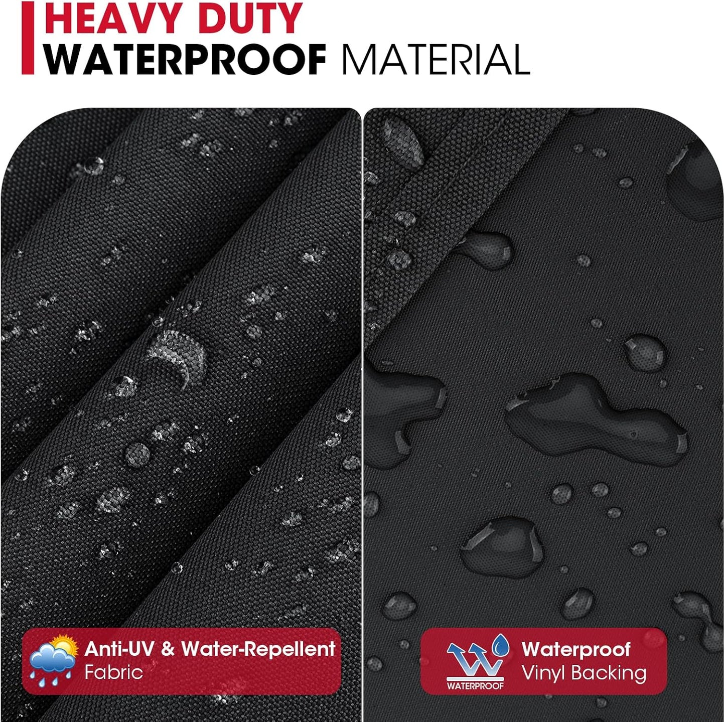 Unicook 52 Inch Grill Cover - Heavy Duty Waterproof BBQ Cover for Weber Spirit 200/300 Series