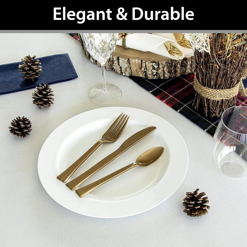 Lillian Tablesettings Premium Quality Heavyweight Plastic Plates China Like. Wedding and Party Dinnerware Plastic Plates 6.25 inc White/Pearl-Value Pack 40 Count