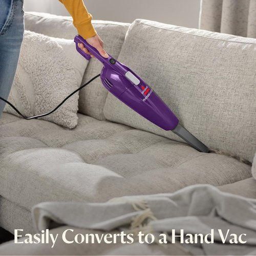 Bissell Featherweight Stick Vacuum - Lightweight Bagless Design with Crevice Tool | Purple
