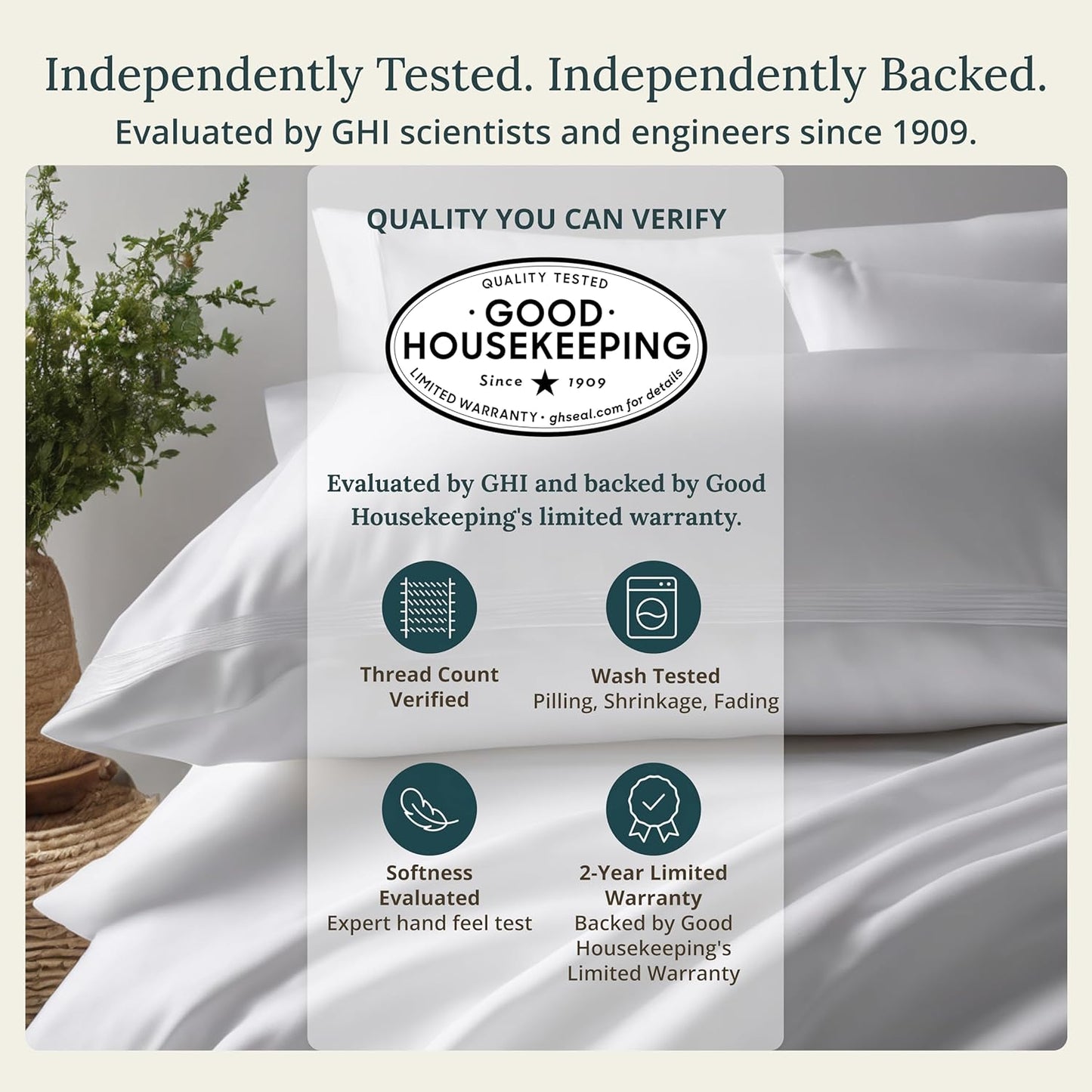 California Design Den 100% Cotton Sheets Set - Award-Winning Cal King Size with Deep Pockets, Cape Stripe Blue