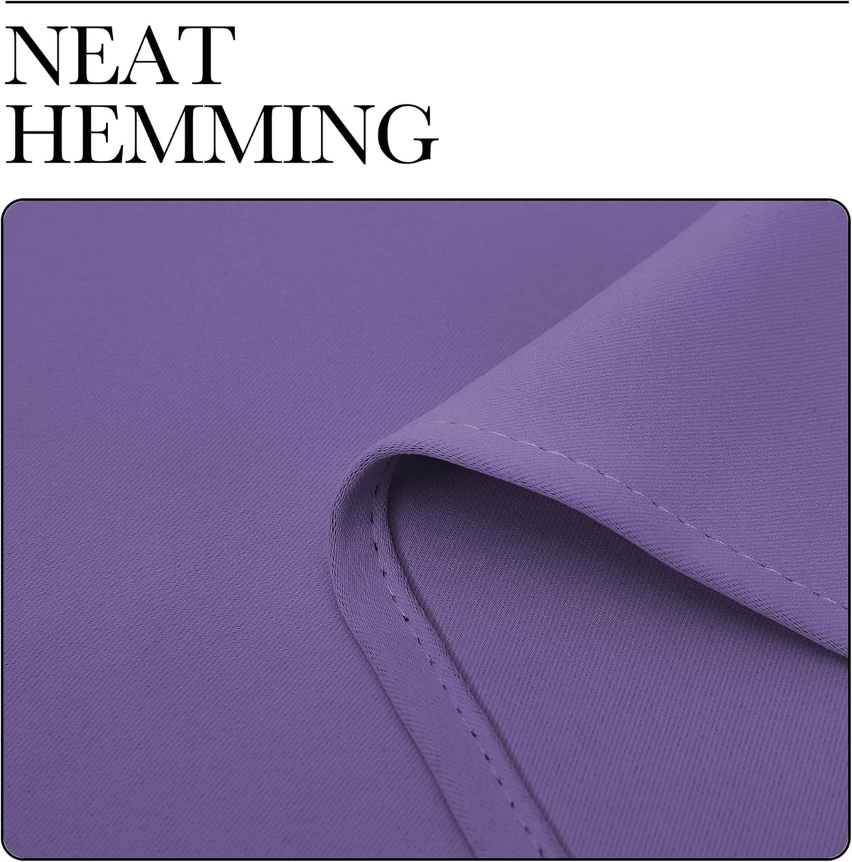 NICETOWN Blackout Curtains for Patio Glass Doors - Privacy Drapes in Lilac Purple, 42" x 90" (1 Pair)