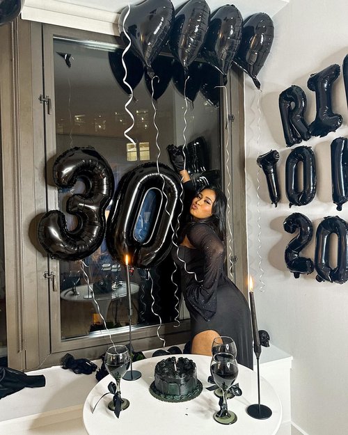 Black Number 30 Balloon 40 inch, 30 Number Balloons, 30th Black Birthday Decorations, 30 Year Old Women Men Party Supplies