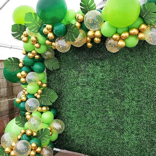 Awenztech Green Balloons 12 inch, Green Latex Balloons 50pcs Party Balloons for Birthday Christmas Baby Shower Jungle Football Tropical Safari Party Decorations