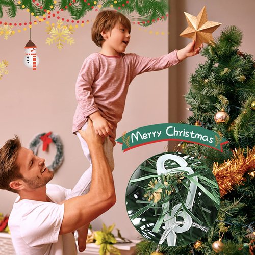 Geegoods Christmas Light Clip,120 Pcs Plastic Outdoor Weatherproof Holiday Gutter Hooks Clips for Outside String Lights Christmas Decoration