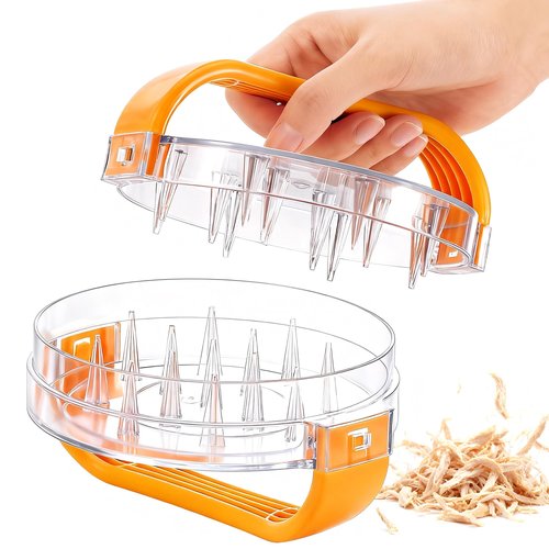 Chicken Shredder - Chicken Breast Shredder Tool Twist, Clear Meat Grinders Shredder Tool Twist for Pork Beef Chicken - BPA Free