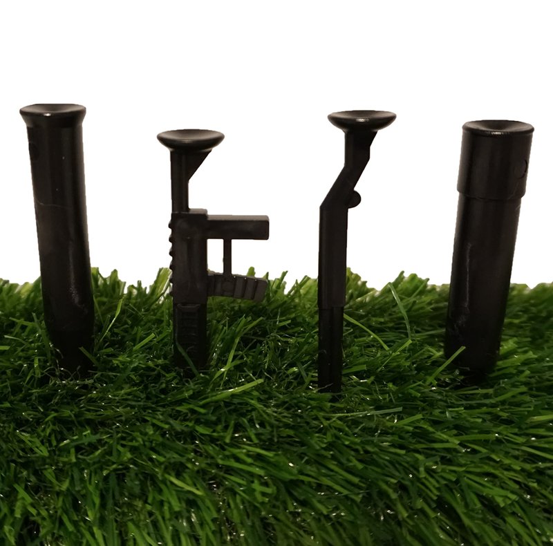 Smoot Industries Novelty Golf Tee Unique Gun Firearm Golf Tee Fathers Day Birthdays Bachelor Parties Funny Cool Accessories for Men, Black