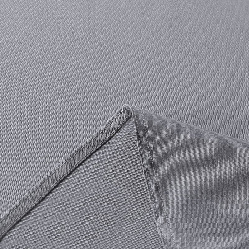 sancua Rectangle Tablecloth - 70 x 108 Inch - Stain and Wrinkle Resistant Washable Polyester Table Cloth, Decorative Fabric Table Cover for Dining Tables, Buffet Parties and Camping, Light Grey