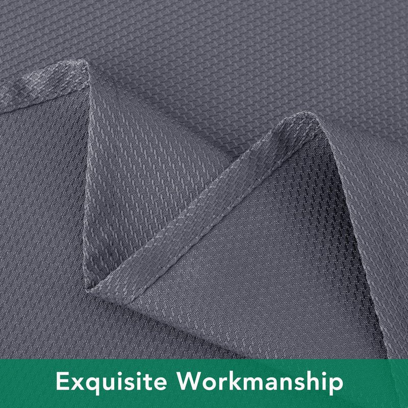 Biscaynebay Textured Fabric Round Tablecloths 108" only, Royal Blue Water Resistant Table Cloth Circle Folding Table Covers Linen for Dining, Kitchen, Wedding, Parties etc. Machine Washable