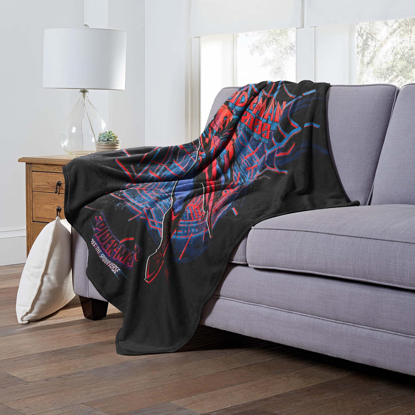 Northwest Spider-Man Silk Touch Throw Blanket, 50" x 60", Spiderman 2099