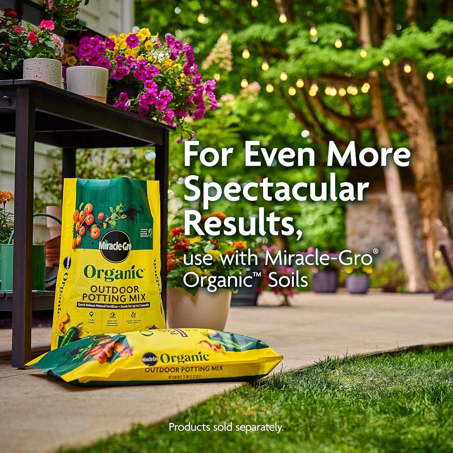 Miracle-Gro Organic All Purpose Plant Food - 3 lb Garden Fertilizer for Vegetables, Flowers & More