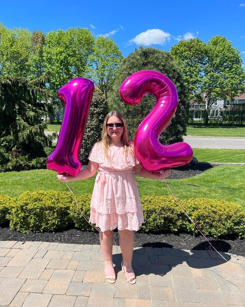 Hot Pink Number 12 Balloons 40 inch, 12 Number Balloons, 12th Birthday Decorations for Girls 12 Year Old Hot Pink Party Supplies
