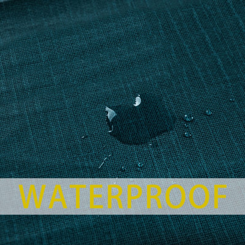 sancua 100% Waterproof Rectangle PVC Tablecloth - 54 x 54 Inch - Oil Proof Spill Proof Vinyl Table Cloth, Wipe Clean Table Cover for Dining Tables, Buffet Parties and Camping, Deep Teal