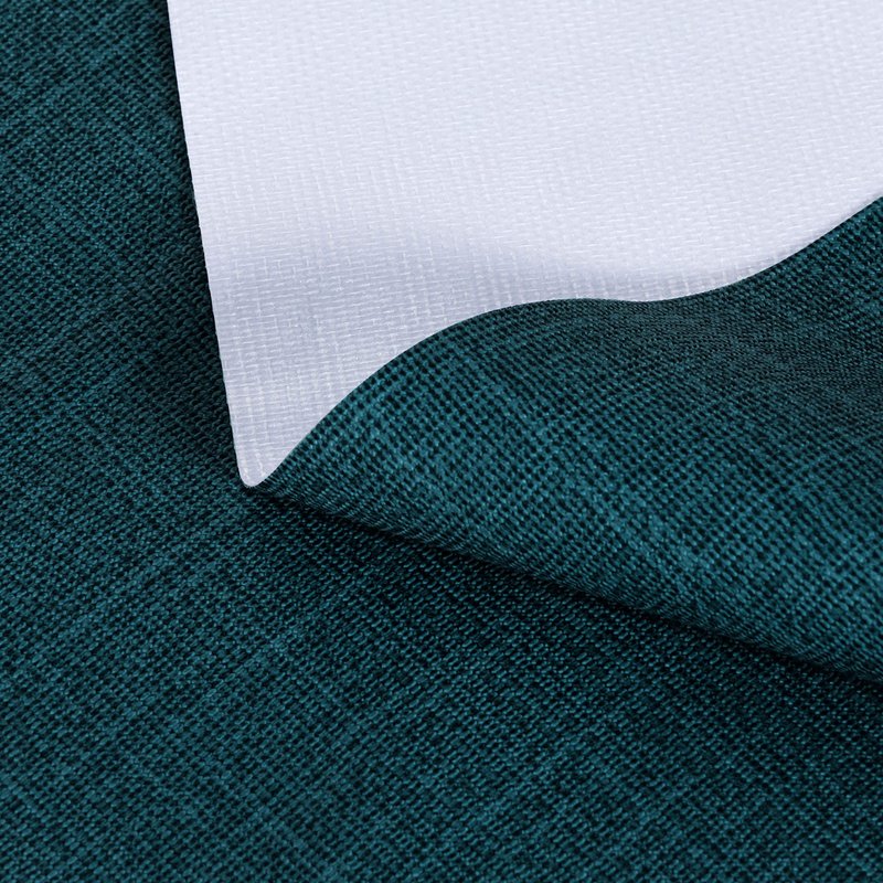 sancua 100% Waterproof Rectangle PVC Tablecloth - 54 x 54 Inch - Oil Proof Spill Proof Vinyl Table Cloth, Wipe Clean Table Cover for Dining Tables, Buffet Parties and Camping, Deep Teal