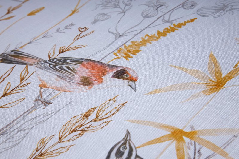 Maison d' Hermine Table Cloth Rectangle Table 100% Cotton 54 x 72 Inches Tablecloth Reusable Decorative for Dining Kitchen Farmhouse Home Gifts for Mothers Day Spring Summer - Meadow Florals - Beige