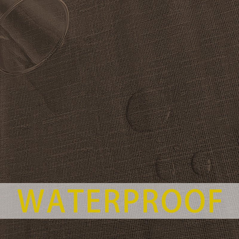 sancua 100% Waterproof Rectangle PVC Tablecloth - 60 x 84 Inch - Oil Proof Spill Proof Vinyl Table Cloth, Wipe Clean Table Cover for Dining Tables, Buffet Parties and Camping, Coffee