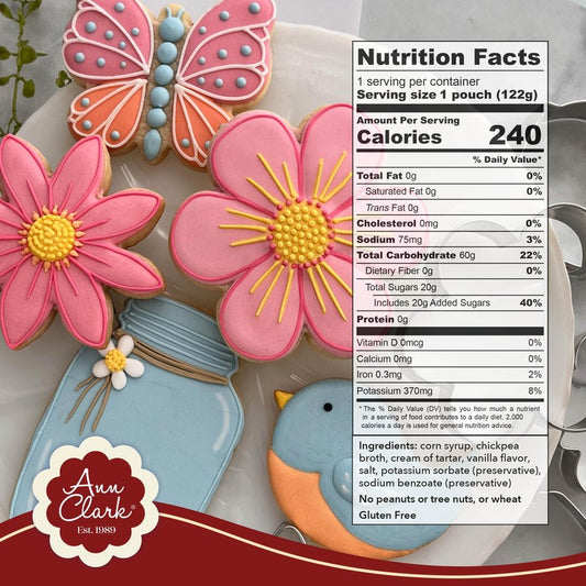 Ann Clark Royal Icing Mix Makes 2 Cups (16 oz) of Cookie Icing
