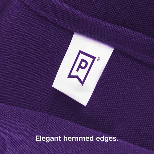 Gee Di Moda Square Tablecloth - 52 x 52 Inch Purple Table Cloth for Small Square or Round Tables - Heavy Duty Washable Fabric - for Buffet Table, Holiday Party, Dinner, Wedding & Baby Shower