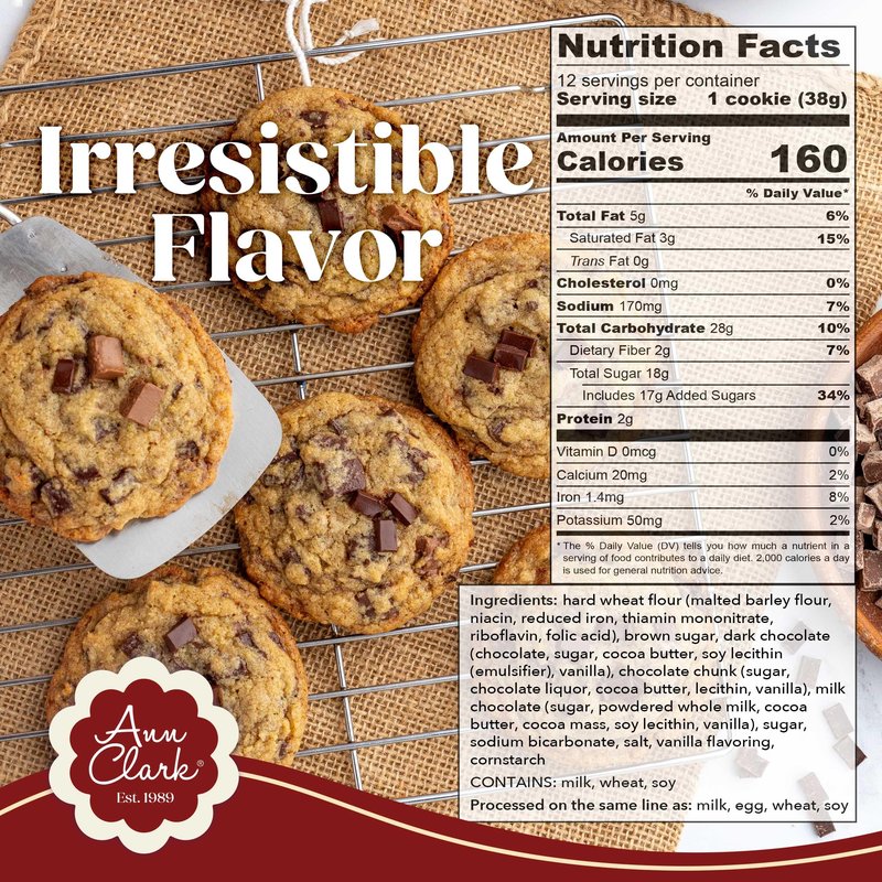 Ann Clark Premium Triple Chocolate Cookie Mix