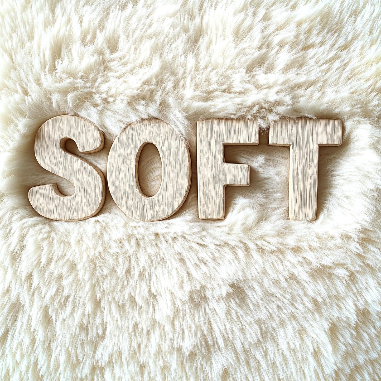 OLANLY Large Area Rug - Soft Fluffy Shaggy Indoor Carpet for Living Room & Bedroom | Ivory 6x12
