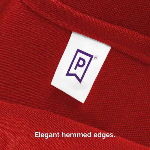 Gee Di Moda Rectangle Tablecloth - 70 x 120 Inch Red Table Cloth for 6 or 8 Foot Rectangle Tables - Heavy Duty Washable Fabric - for Holiday Party, Dinner, Weddings, Baby Shower & Events