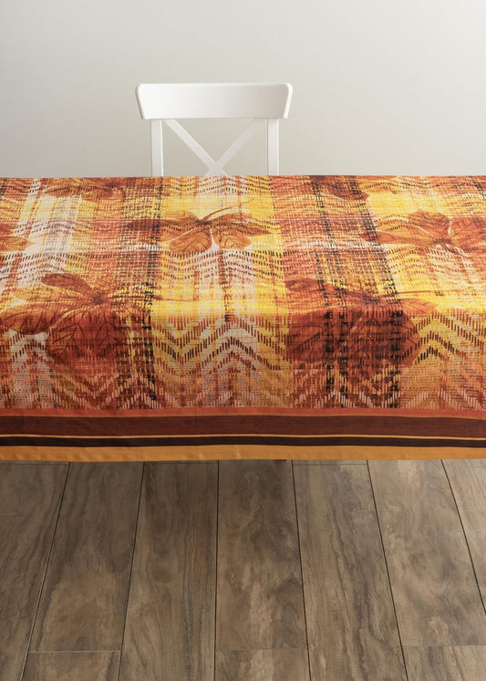 Maison d' Hermine Table Cloth Square Table 100% Cotton 60 x 60 Inches Fall Tablecloth Reusable Everyday Use for Thanksgiving Christmas Decorations Dining Farmhouse Party (Thanksgiving Tartan)