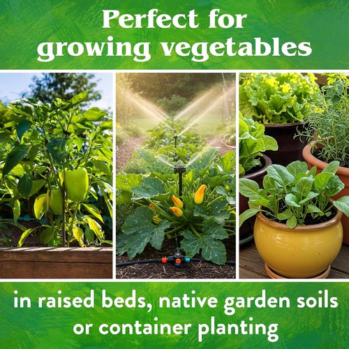 Down To Earth Organic Vegetable Garden Fertilizer - All-Natural Plant Food for Herbs & Greens, 1 lb