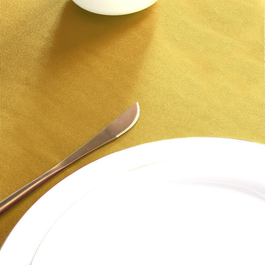 sancua Square Tablecloth - 60 x 60 Inch - Stain and Wrinkle Resistant Washable Polyester Table Cloth, Decorative Fabric Table Cover for Dining Tables, Buffet Parties and Camping, Yellow