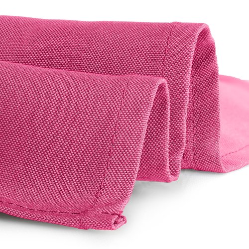Gee Di Moda Square Tablecloth - 52 x 52 Inch Fuchsia Table Cloth for Small Square or Round Tables - Heavy Duty Washable Fabric - for Buffet Table, Holiday Party, Dinner, Wedding & Baby Shower